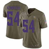 Nike Vikings 54 Eric Kendricks Olive Salute To Service Limited Jersey Dzhi,baseball caps,new era cap wholesale,wholesale hats